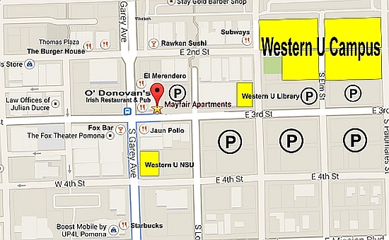 Mayfair Pomona Street Map